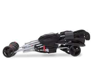 Delta Children Gateway (2296) LX Side by Side Stroller, Folded View h5h 25-LX Side by Side Stroller
