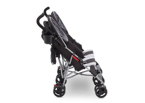 Delta Children Gateway (2296) LX Side by Side Stroller, Side View h3h 22-LX Side by Side Stroller
