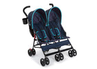 Delta Children Night Sky (406) LX Side by Side Stroller d1d 4-LX Side by Side Stroller