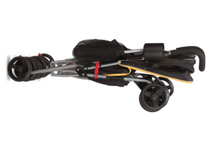 Delta Children Black & Orange (820) LX Side by Side Stroller f1f  19-LX Side by Side Stroller