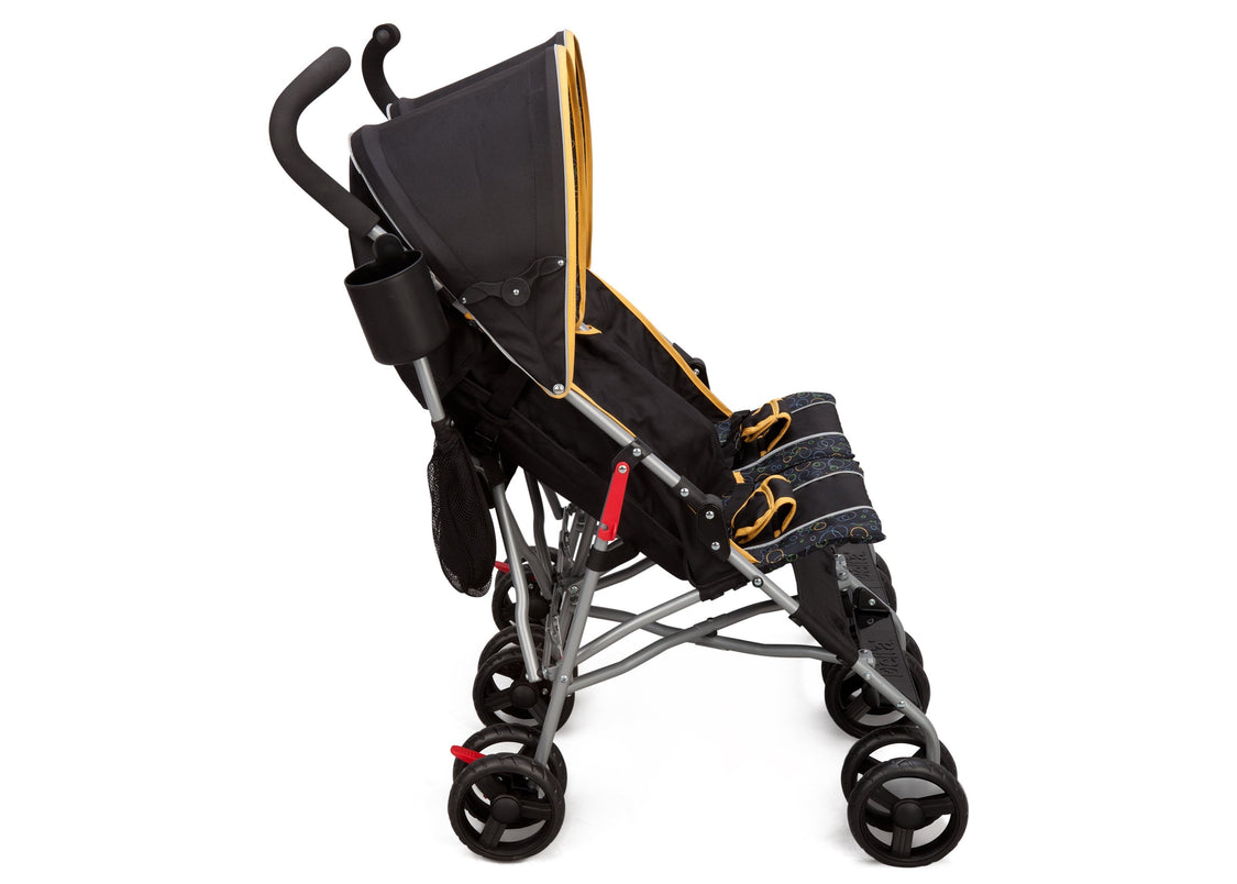Delta Children Black & Orange (820) LX Side by Side Stroller f1f 