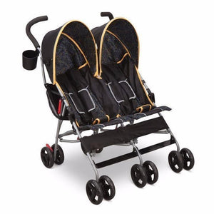 Black & Orange (820) 40-LX Side by Side Stroller