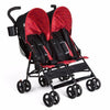 Black & Red (983) 39-LX Side by Side Stroller