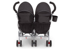 LX Pkus Side x Side Double Stroller Red Triangular (2246), Back View 13-LX Plus Side x Side Double Stroller