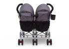 LX Pkus Side x Side Double Stroller Maze (817), Back View 5-LX Plus Side x Side Double Stroller