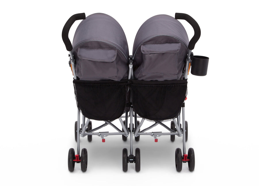 LX Pkus Side x Side Double Stroller Maze (817), Back View 5-LX Plus Side x Side Double Stroller