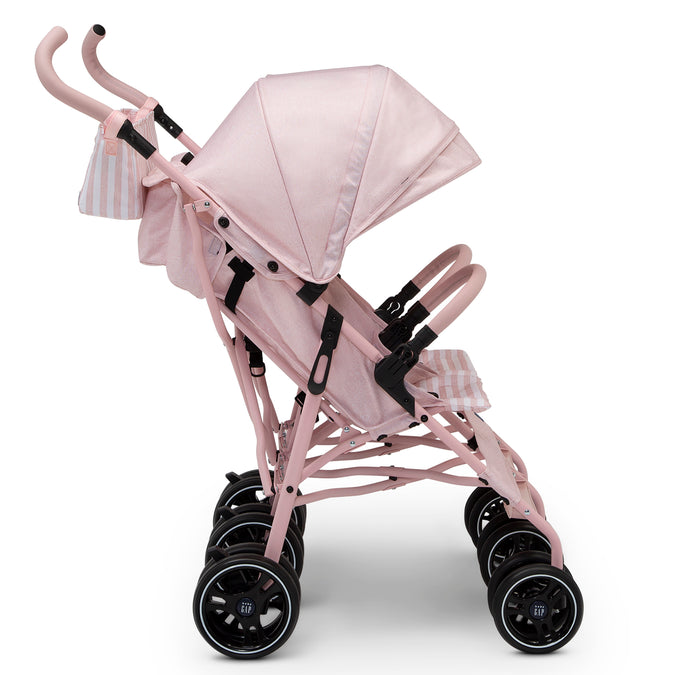 Pink Stripes (2356) 3-babyGap Classic Side-by-Side Double Stroller