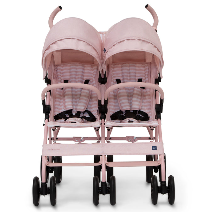 Pink Stripes (2356) 7-babyGap Classic Side-by-Side Double Stroller