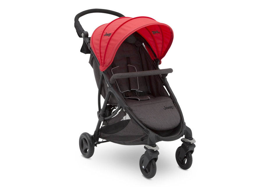 Red Stripe (2243) 11-Jeep Gemini Stroller