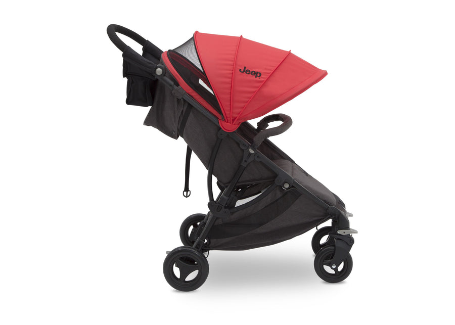 Jeep Gemini Stroller Red Stripe (2243) 12-Jeep Gemini Stroller