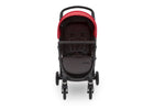 Red Stripe (2243) 13-Jeep Gemini Stroller