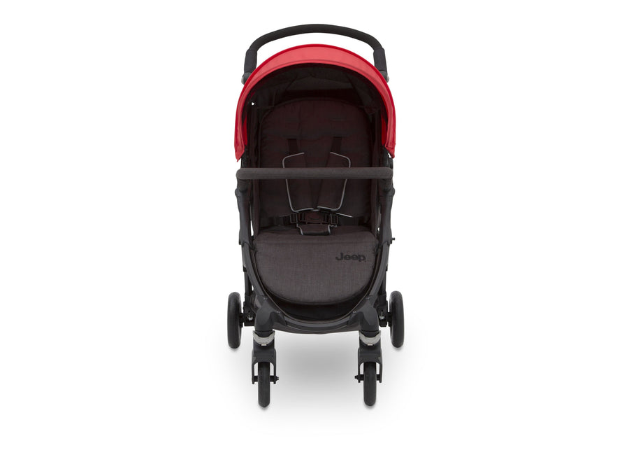 Red Stripe (2243) 13-Jeep Gemini Stroller