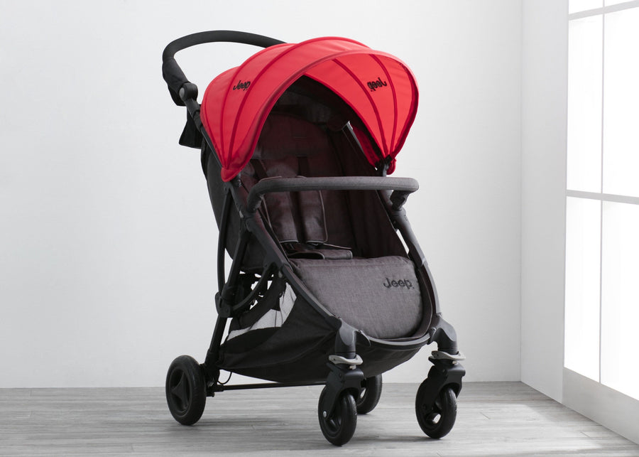 Jeep Gemini Stroller Red Stripe (2243) 13598-2243 9-Jeep Gemini Stroller