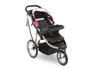 Jeep Unlimited Range Jogger by Delta Children, Trek Pink Tonal (656) with multi-position reclining padded seat 14-Jeep® Unlimited Range Jogger