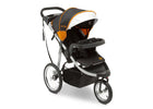Jeep Unlimited Range Jogger by Delta Children, Trek Orange (835) with extendable European-style canopy 19-Jeep® Unlimited Range Jogger