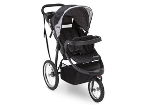 Jeep® Deluxe Patriot Open Trails Jogger by Delta Children,Charcoal Tracks (0251) , Full View 23-Jeep® Deluxe Patriot Open Trails Jogger