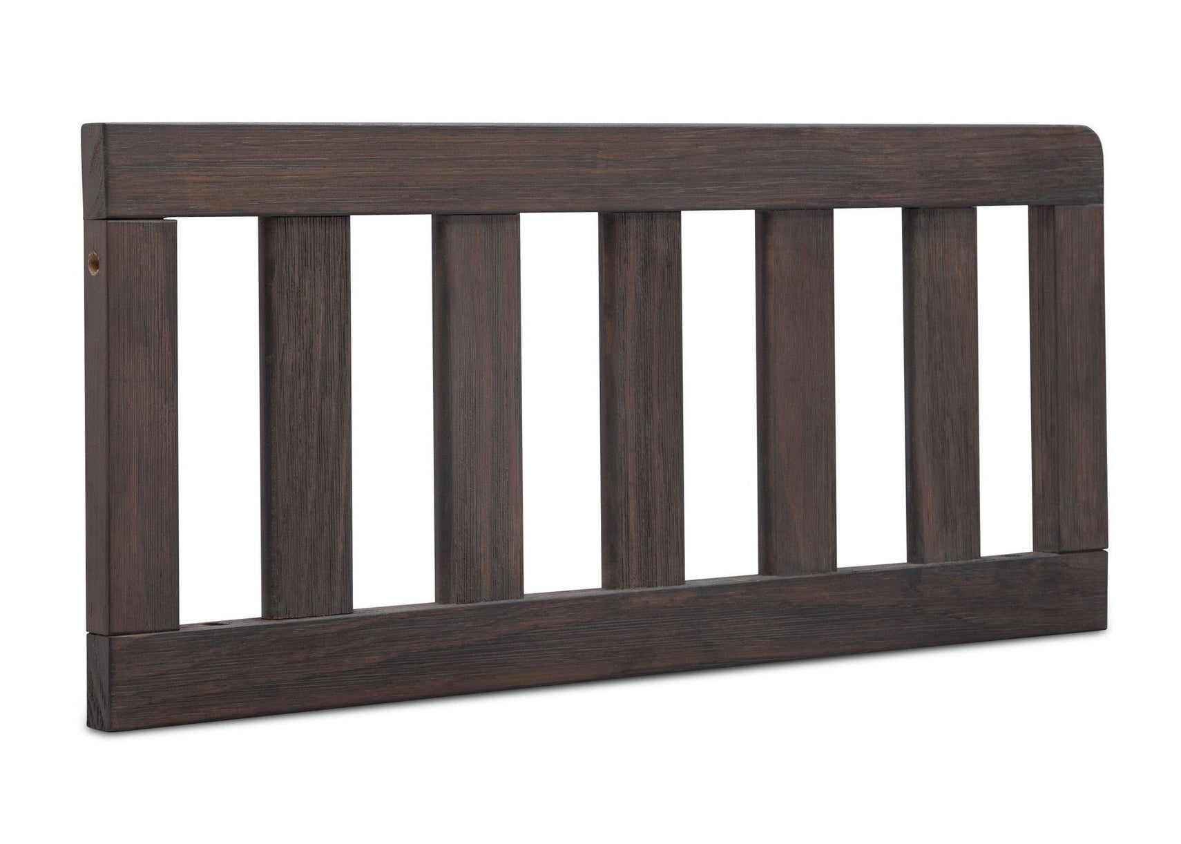 Simmons Kids Rustic Grey (084) Toddler Guardrail (180129), Angled View a1a