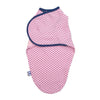 Girl (5004) 2-Little Lambs Adjustable Swaddle Wrap - Size Extra Small, Fits Babies 0-3 Months/4-7 lbs.