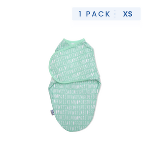 Unisex (5005) 18-Little Lambs Adjustable Swaddle Wrap - Size Extra Small, Fits Babies 0-3 Months/4-7 lbs.