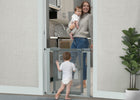 Jeep Adjustable Baby Safety Gate - Easy Fit Pressure Mount Design with Walk-Through Door Grey (026) 1-Jeep Adjustable Baby Safety Gate - Easy Fit Pressure Mount Design with Walk-Through Door