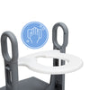 White and Grey (5052) 4-Little Jon-EE Adjustable Potty Seat and Step Stool