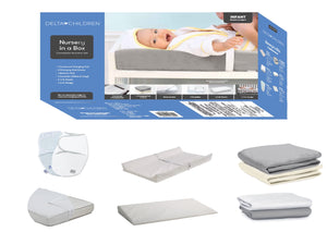 White (5051) 2-9-Piece Nursery-in-a-Box Set
