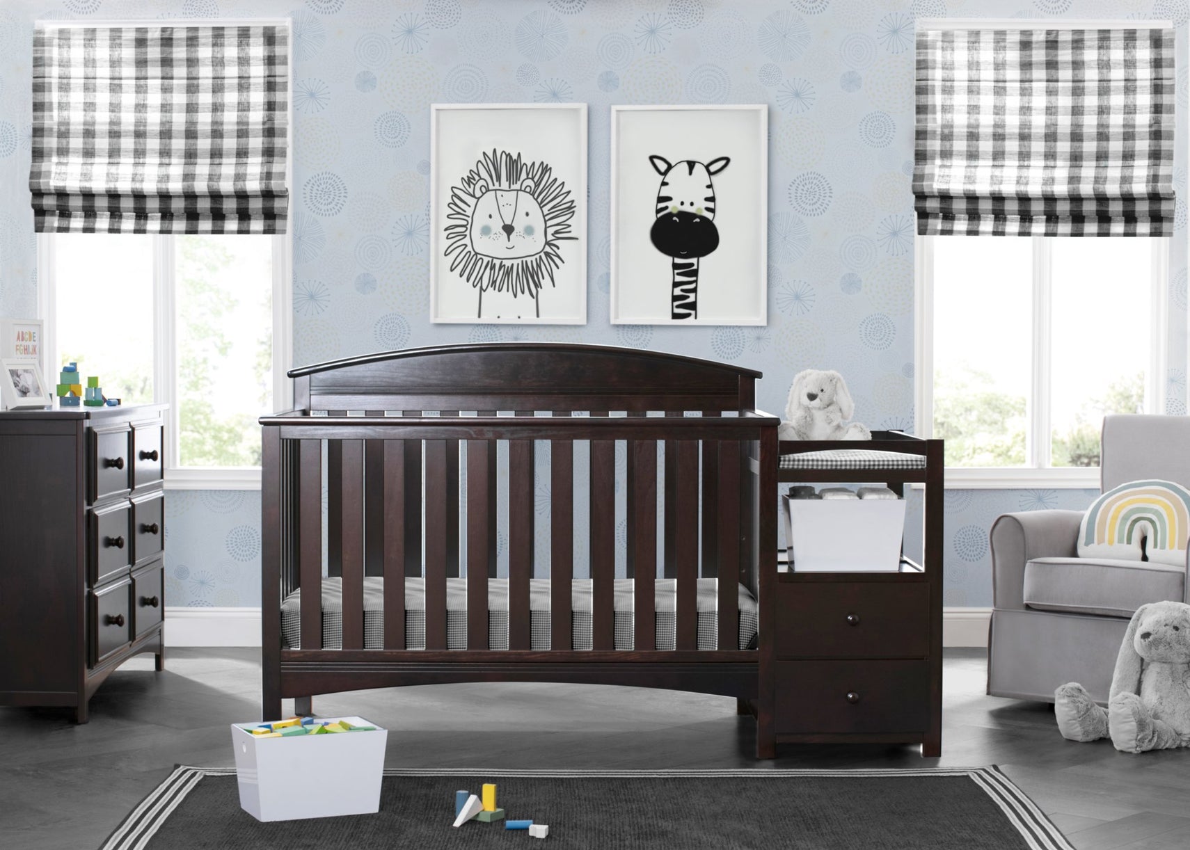 Abby Crib N Changer Dark Chocolate (207)