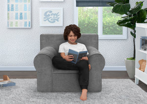 Dark Grey (1225) 30-Personalized XL Cozee Foam Chair for Kids - Our Largest Chair