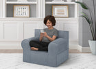Denim Blue (1436) 33-Personalized XL Cozee Foam Chair for Kids - Our Largest Chair