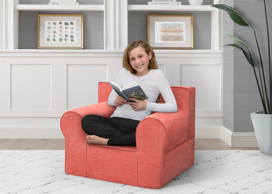 Pink (5007) 40-Personalized XL Cozee Foam Chair for Kids - Our Largest Chair