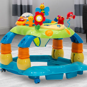Delta Children Blue Walker (456) Lil’ Play Station 4-in-1 Activity Walker Hangtag View 2-Lil’ Play Station 4-in-1 Activity Walker