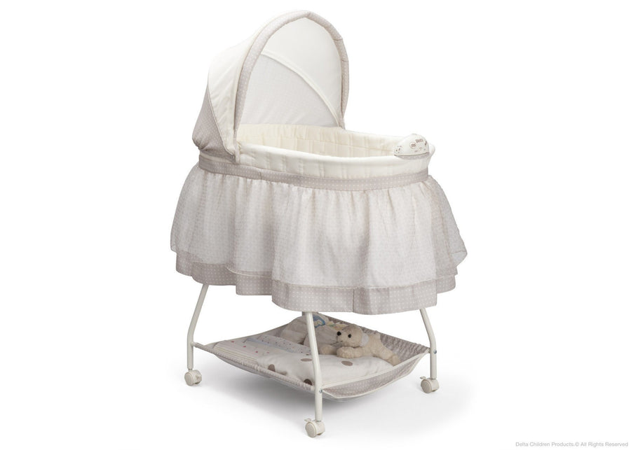 Delta Children Star Gaze (139) Ultimate Sweet Beginnings Bassinet, Side View a1a 2-Ultimate Sweet Beginnings Bassinet