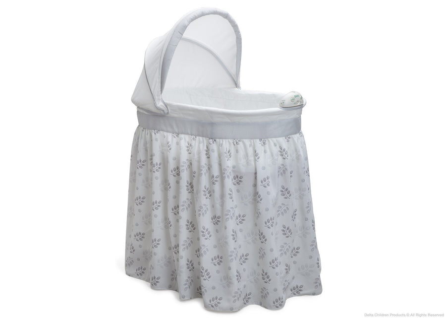 Delta Children Branch Out (260) Ultimate Sweet Beginnings Bassinet, Side View b1b 5-Ultimate Sweet Beginnings Bassinet