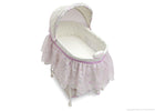 Delta Children Victorian Floral (303) Ultimate Sweet Beginnings Bassinet, Above View c3c 12-Ultimate Sweet Beginnings Bassinet