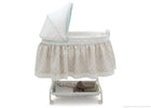 Delta Children Flourish Ultimate Sweet Beginnings Bassinet, Full Side View 21-Ultimate Sweet Beginnings Bassinet