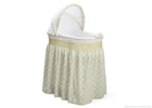 Delta Children Tonal Geo (343) Ultimate Sweet Beginnings Bassinet, Side View e1e 10-Ultimate Sweet Beginnings Bassinet
