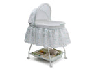 Delta Children Lots-A-Dots (371) Ultimate Sweet Beginnings Bassinet, Right Side View g1g 46-Ultimate Sweet Beginnings Bassinet