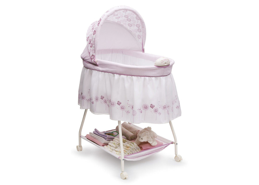 Delta Children Dandelion (679) Ultimate Sweet Beginnings Bassinet, Right Side View i1i 15-Ultimate Sweet Beginnings Bassinet