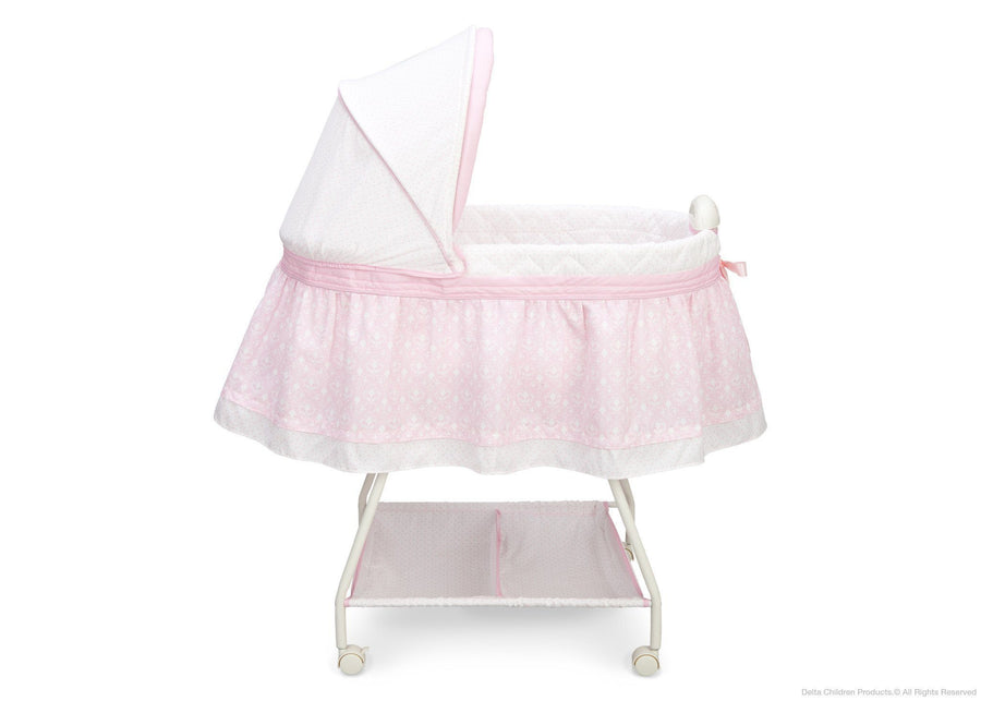 25022 680 ultimate sweet beginnings elegant girl bassinet pink side canopy hi res 40-Ultimate Sweet Beginnings Bassinet
