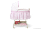 Delta Children Sweetest Girl Ultimate Sweet Beginnings Bassinet, Full Side View 24-Ultimate Sweet Beginnings Bassinet
