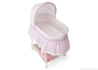 Delta Children Sweetest Girl (681) Ultimate Sweet Beginnings Bassinet, Above View g4g 23-Ultimate Sweet Beginnings Bassinet
