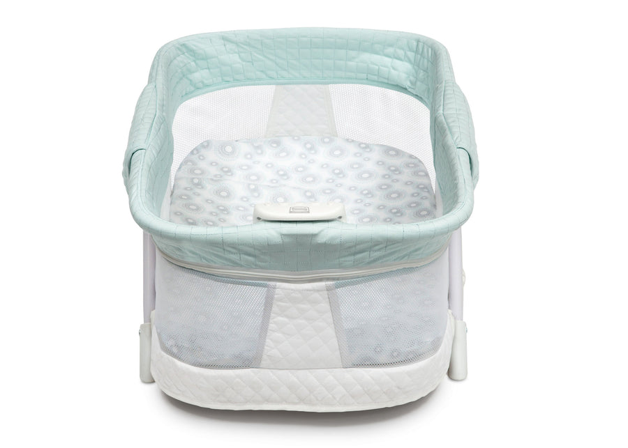 Ultra-Compact Travel Bassinet Aqua Geo (2040) 25403-2040 2-Ultra-Compact Travel Bassinet