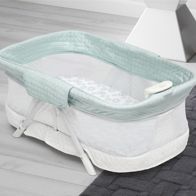 Ultra-Compact Travel Bassinet Aqua Geo (2040) 6-Ultra-Compact Travel Bassinet