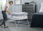 Aqua Geo (2040) LF25405-2040 1-Twin EZ Fold Ultra Compact Double Bassinet