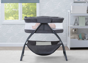 Grey (2235) 0-TravelMate Compact Fold Bassinet