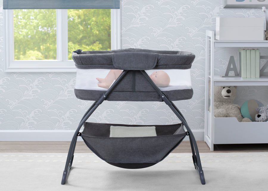 Grey (2235) 1-TravelMate Compact Fold Bassinet