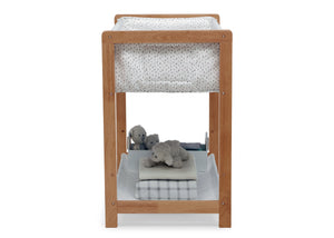 Paint Dabs (2129) 10-Classic Wood Bedside Bassinet Sleeper - Portable Crib with High-End Wood Frame