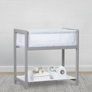 Classic Wood Bedside Bassinet Sleeper - Portable Crib with High-End Wood Frame Link (2233) 13-Classic Wood Bedside Bassinet Sleeper - Portable Crib with High-End Wood Frame