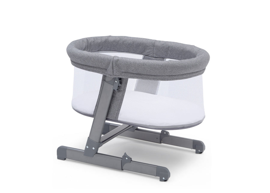 Simmons Kids® Oval City Sleeper Bassinet Grey Tweed (2012) 25504-2012 6-Simmons Kids® Oval City Sleeper Bassinet