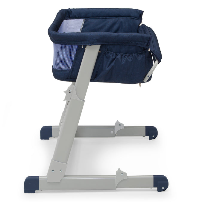 Navy Camo (2357) 9-babyGap Whisper Bedside Bassinet